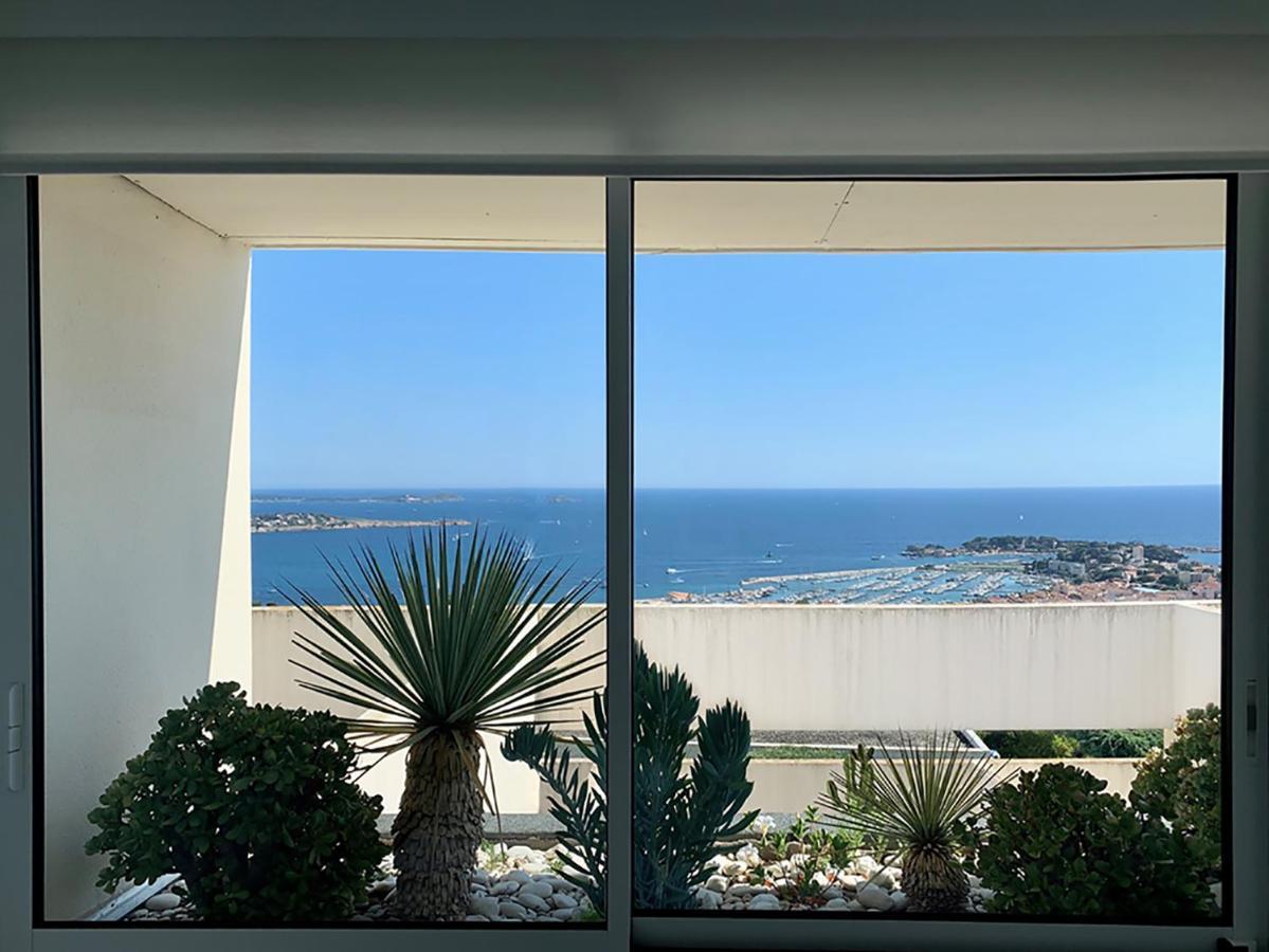 Design Apartment - Pool, Large Terrace And Panoramic Views Of Mediterranean Bandol Exterior photo